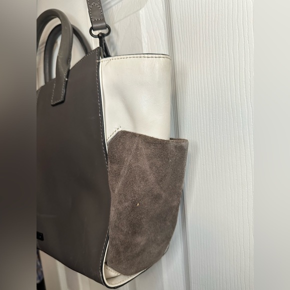 Vince Camuto Gray and White Satchel - Picture 9 of 12